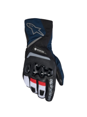 rukavice WT-8 GORE-TEX® INSULATED, ALPINESTARS (černé/tmavě modré/červené, vel. XL)
