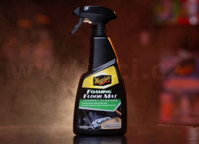 Meguiar's Foaming Floormat & Carpet Cleaner pěnivý čistič textilií a autokoberečků, 473 ml