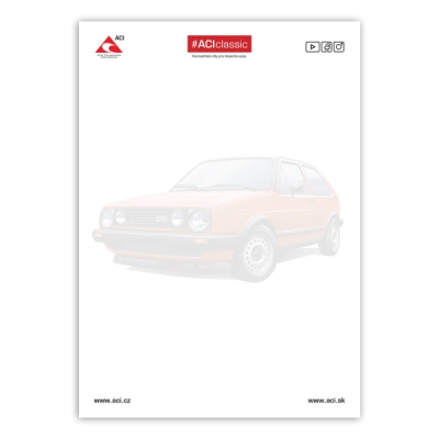 blok ACI formát A6 (malý) - varianta AUTO