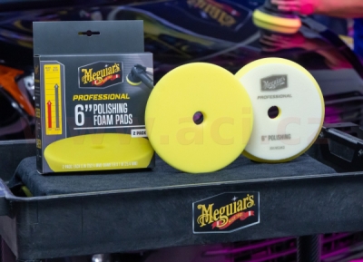Meguiar's Professional Polishing Foam Pads (6“) pěnové lešticí kotouče, průměr 6", 2 kusy