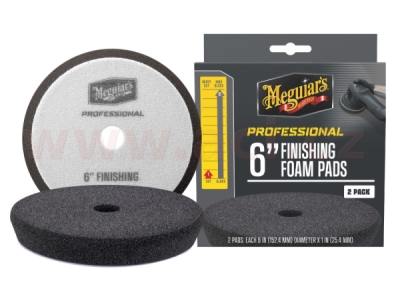 Meguiar's Professional Finishing Foam Pads (6“) pěnové finišovací kotouče, průměr 6", 2 kusy