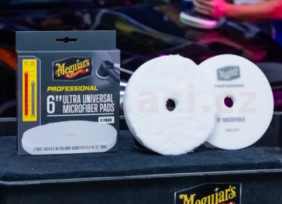 Meguiar's Professional Microfiber Pads (6“) mikrovláknové lešticí kotouče, průměr 6", 2 kusy