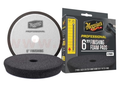 Meguiar's Professional Finishing Foam Pads (6“) pěnové finišovací kotouče, průměr 6", 2 kusy