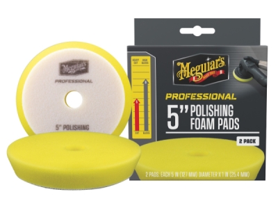 Meguiar's Professional Polishing Foam Pads (5“) pěnové lešticí kotouče, průměr 5", 2 kusy