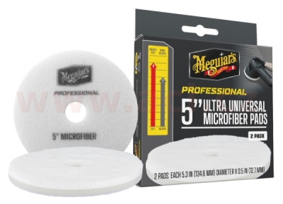 Meguiar's Professional Microfiber Pads (5“) mikrovláknové lešticí kotouče, průměr 5", 2 kusy