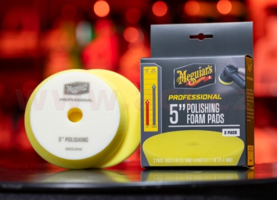 Meguiar's Professional Polishing Foam Pads (5“) pěnové lešticí kotouče, průměr 5", 2 kusy