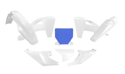 sada plastů HUSQVARNA, RTECH (bílo-modrá, 6 dílů)
