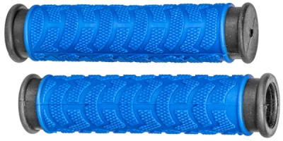 gripy MTB, OXFORD (modré/černé, dvoukomponentní, délka 127 mm, 1 pár)