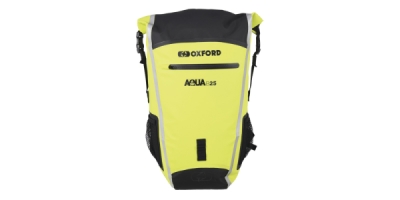 vodotěsný batoh Aqua B-25, OXFORD (černý/žlutý fluo, objem 25 l)