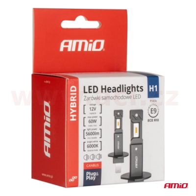 LED H1 2x 30W - bílá (patice P14.5s), sada 2 ks