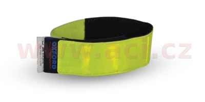 reflexní pásky Bright Bands na suchý zip, OXFORD (žlutá fluo, pár)