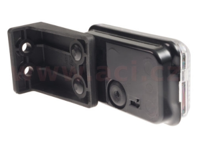 poziční světlo PLR 130-WP obdélníkové bílé (74x45 mm) s odrazkou, s držákem, JOKON (NĚMECKO) ORIGINÁL P
