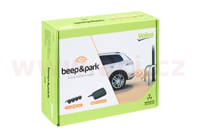 Parkovací asistent VALEO BEEP & PARK zadní - zvuková signalizace, 4x senzor, kompatibilní s tažným zařízením