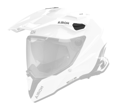 kšilt pro přilbu COMMANDER 2, AIROH (Color - bílý lesklý)