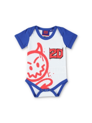 dětské body, El Diablo QUARTARARO (bílá,modrá vel. 80/9-12měs.)