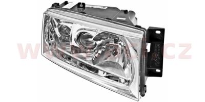 přední světlo XENON D2S+H1+H3 s mlhovkou (pouze obal bez žárovek, krytek...) P