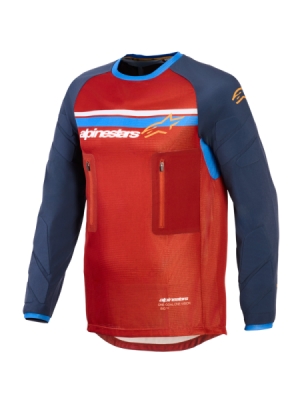 bunda GP FORCE V2 AIRFLOW, ALPINESTARS (černá/metalická modrá, vel. 56)