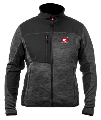bunda ACI kombinace úplet a softshell - šedá + černá  (vel.M)