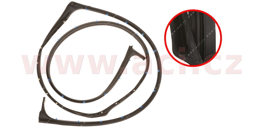 E-shop Těsnění dveří PP vnější ŠKODA OEM Originál 1Z0837698D