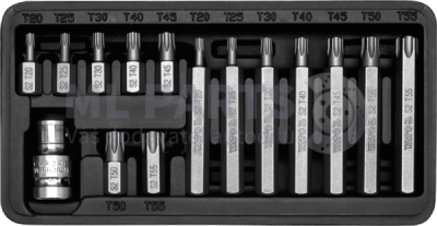 kpl. kluczy spec. TORX 15cz BITY 6KT.10MM