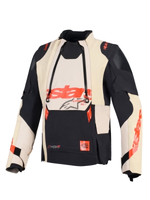 bunda HAROK PRO DRYSTAR XF, ALPINESTARS (krémová/černá/červená, vel. XL)
