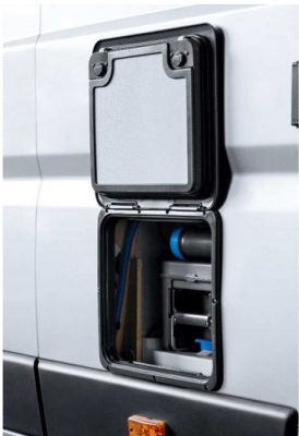 THETFORD Servisní dvířka model 3 černé - doplněk k WC