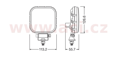 Světlo zpátečky ams-OSRAM LEDDL109-WD