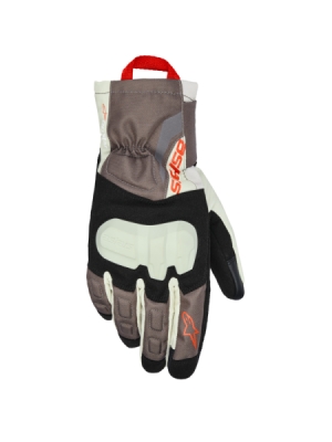 rukavice XT-3 DRYSTAR INSULATED, ALPINESTARS (tmavě hnědé/pískové/čerrné/oranžové, vel. L)