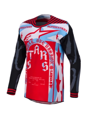 dres TECHSTAR limitovaná edice BEAST COAST, ALPINESTARS (šedá/černá/oranžová, vel. 2XL)