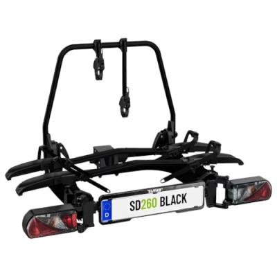 Nosič kol Eufab SD260 black - 2 kola, na tažné zařízení
