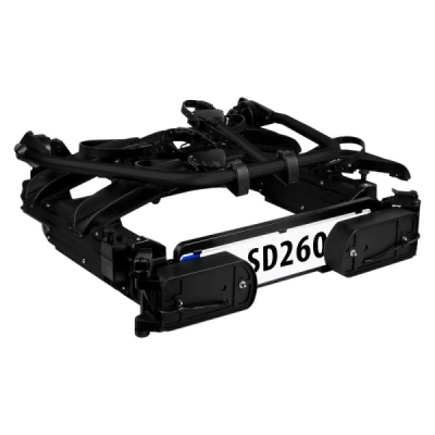 Nosič kol Eufab SD260 black - 2 kola, na tažné zařízení