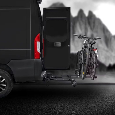 Nosič kol Eufab SD260 black - 2 kola, na tažné zařízení
