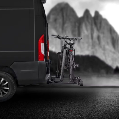 Nosič kol Eufab SD260 black - 2 kola, na tažné zařízení