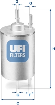Palivový filtr UFI 31.958.00