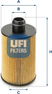 Olejový filtr UFI 25.112.00