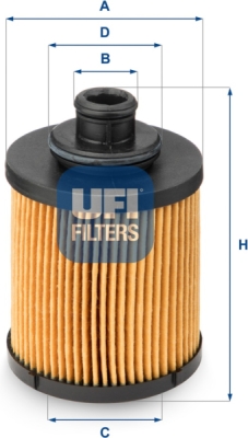 Olejový filtr UFI 25.031.00