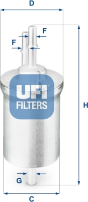 Palivový filtr UFI 31.840.00