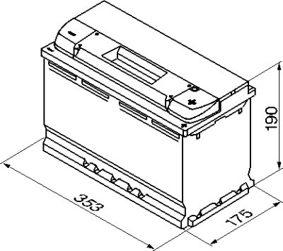 Autobaterie Bosch S4, 12V, 95Ah, 800A, S4 013