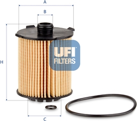 Olejový filtr UFI 25.110.00