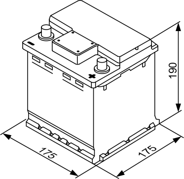 Autobaterie Bosch S4, 12V, 44Ah, 420A, S4 000