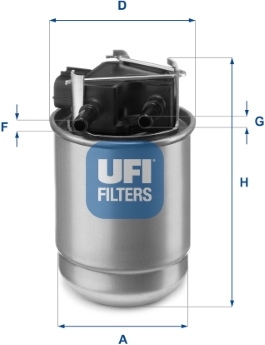 Palivový filtr UFI 55.517.00