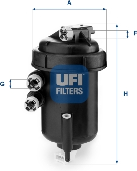 Palivový filtr UFI 55.127.00