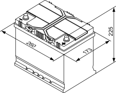 Autobaterie Bosch S4, 12V, 70Ah, 630A, S4 026