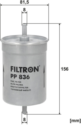 Palivový filtr FILTRON PP 836