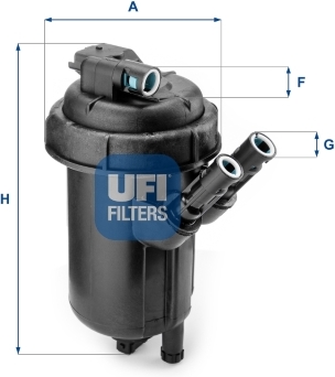 Palivový filtr UFI 55.114.00