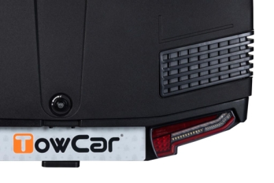Přepravní box na tažné zařízení TowBox V3 černý, uzavřený