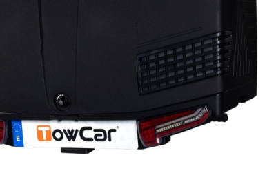 Přepravní box na tažné zařízení TowBox V3 černý, uzavřený
