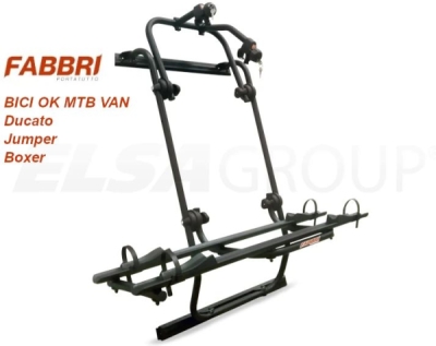 Nosič kol Bici OK MTB Van Black - Ducato/Jumper/Boxer na 2 kola, na zadní dveře