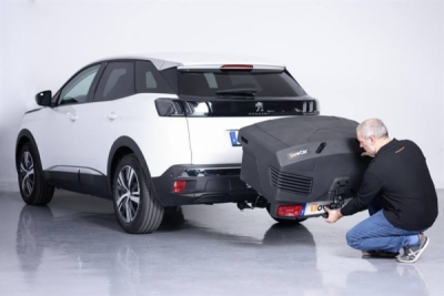 Přepravní box na tažné zařízení TowBox EVO černý