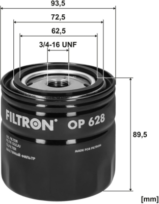 Olejový filtr FILTRON OP 628